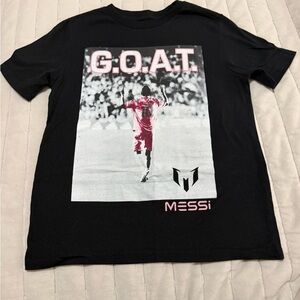 Old Navy Black Messi Graphic Tee